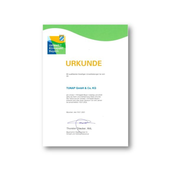 Umweltpakt Zertifikat